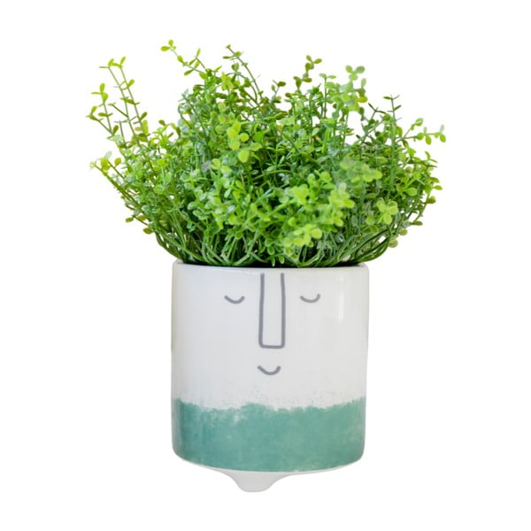 Keraamika lillepoti kate  ø 10 cm Happy Face – Kitchen Craft-image-3