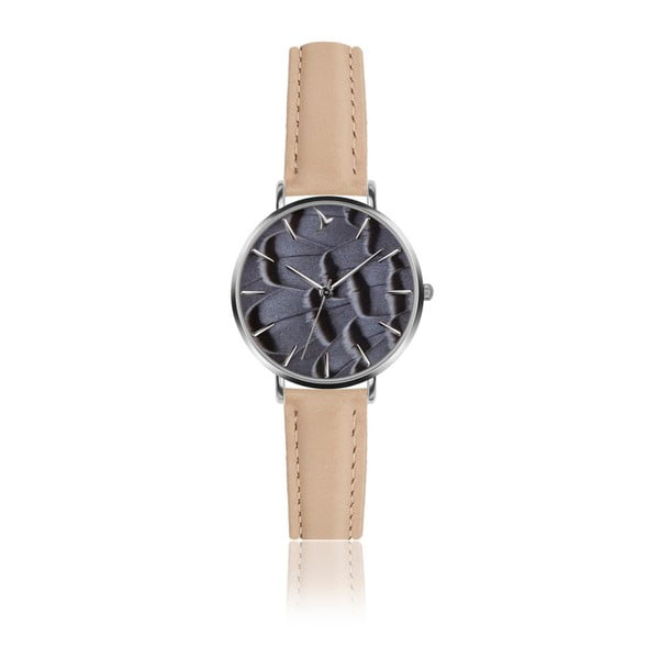 Dámské hodinky s béžovým páskem z pravé kůže Emily Westwood Nataly