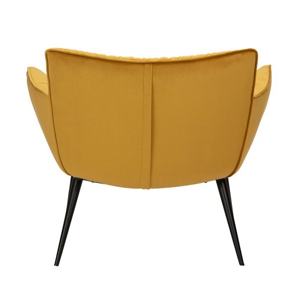 Kollane sametist tugitool Join - DAN-FORM Denmark-image-3