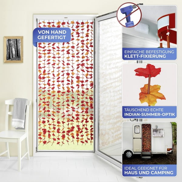 Punane uksekardin 90x190 cm Indian Summer - Maximex-image-3