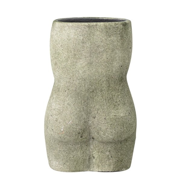 Hall-roheline terrakota vaas , kõrgus 16 cm Emeli - Bloomingville-image-3