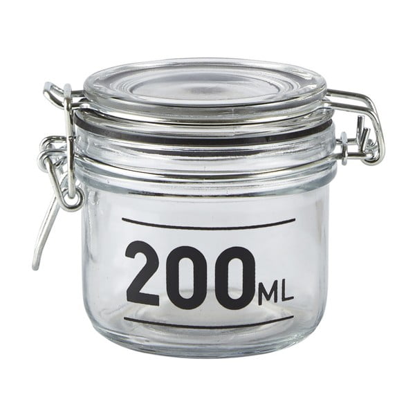 Skleněná dóza s víkem KJ Collection Jar, 200 ml
