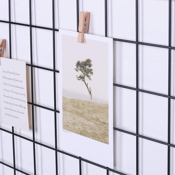 Must metallist meeldetuletusplaat, 60 x 60 cm - Evila Originals-image-3