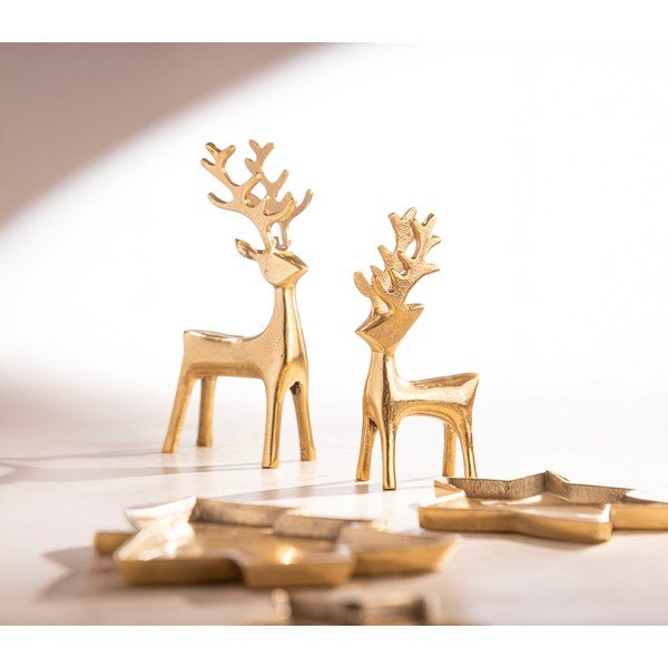Metallist jõulukujuke (kõrgus 11 cm) Noelle Reindeer - Ladelle-image-3