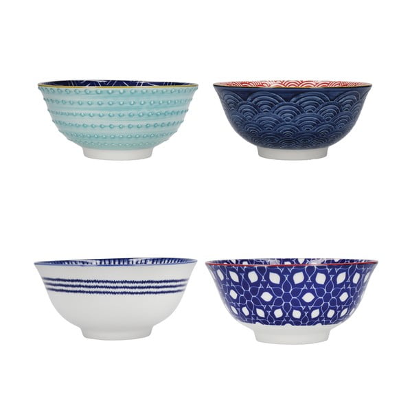 4 keraamilise kausi komplekt, ø 16,5 cm - Kitchen Craft