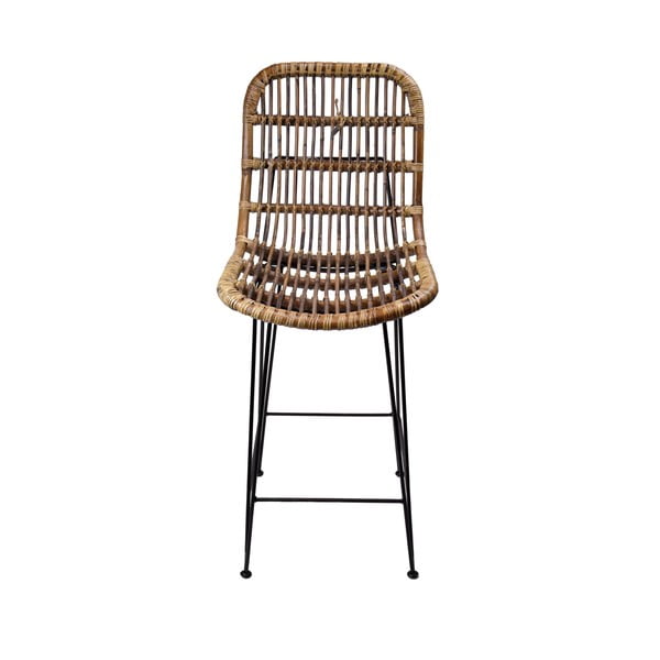 Pruun rotangist baaritooli 106 cm - Ego Dekor-image-1