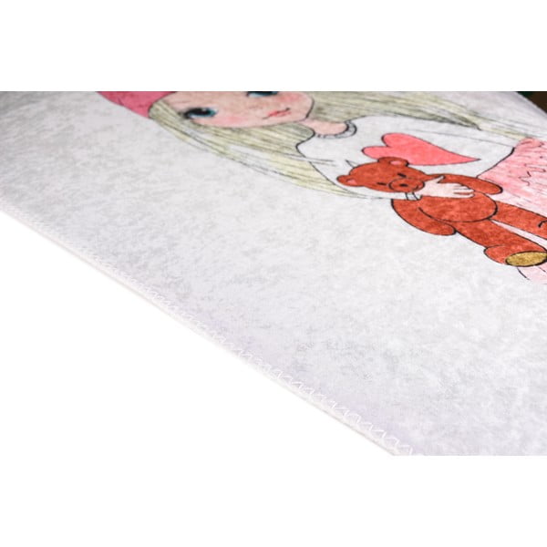 Pestav laste vaip 120x180 cm Cute Girl and the Bear - Vitaus-image-2