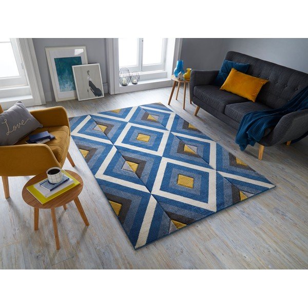 Sinine vaip Paloma, 160 x 230 cm - Flair Rugs-image-4