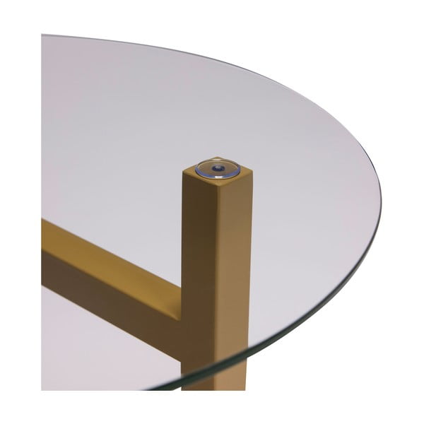 Ümmargune klaasist laud ø 40 cm Elevate - Hübsch-image-4