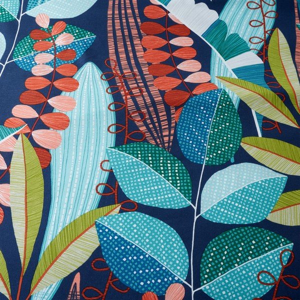 Roheline-türkissinine üheinimesevoodipesu 135x200 cm Botanical Leaves - Catherine Lansfield-image-4