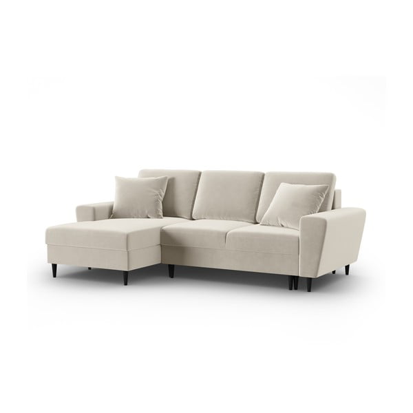 Beež sametist panipaigaga nurgadiivanvoodi (vasak nurk) Kyoto - Cosmopolitan Design-image-4