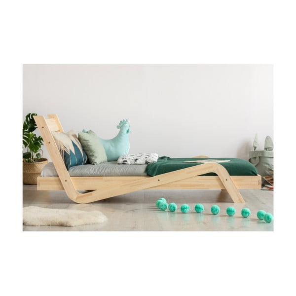 Laste voodi männipuidust Zigzag, 80 x 200 cm - Adeko