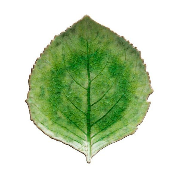 Roheline keraamiline taldrik , 19 x 22 cm Riviera - Costa Nova