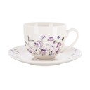 Valge/lilla portselanist tass 280 ml Louka - Orion