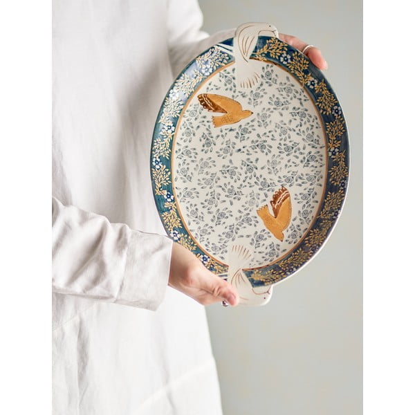 Kivikeraamikast kandik 25x34 cm Hezha - Bloomingville-image-1