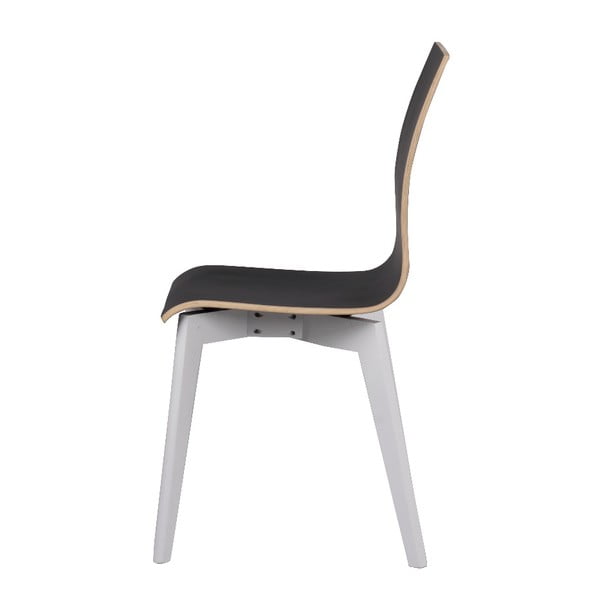 Černá jídelní židle s bílými nohami Rowico Grace-image-4