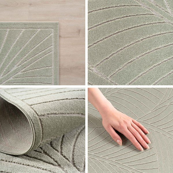 Roheline ümmargune sise- ja õuevaip ø 120 cm Nova 1203 - Ayyildiz Carpets-image-2