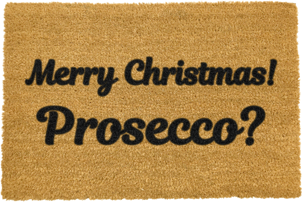 Must looduslik kookosmatt , 40 x 60 cm Merry Prosecco - Artsy Doormats