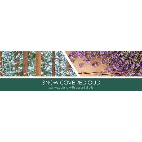 Lõhnaküünal, põlemisaeg 35 h Snow Covered Oud - Goose Creek-image-1