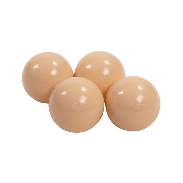 Helepruun sametist pallibassein ø 90x30 cm Montessori - Meowbaby-image-3