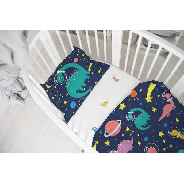 Voodilinad puuvillasest satiinist 120x60 cm Space Adventures - Butter Kings-image-1