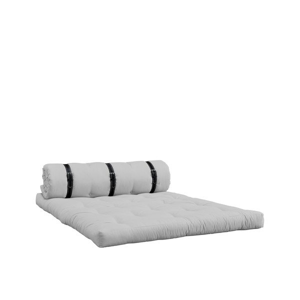 Variabilní pohovka s bíle prošívanými koženými pásky Karup Buckle Up Light Grey-image-1