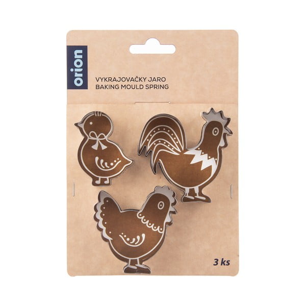 Lihavõttepühade küpsisevormid 3tk komplektis - Orion-image-4