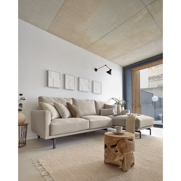 Ümmargune tiikpuidust abilaud ø 35 cm Tropicana – Kave Home-image-2