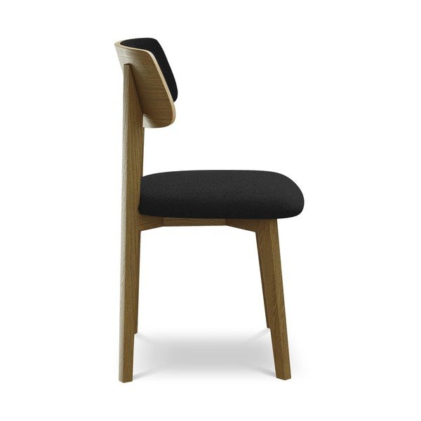 Must täispuidust söögitool Niu - Makamii-image-2