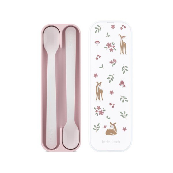 Heleroosad plastmassist beebilusikad 2 tk komplektis Fairy Garden - Mepal