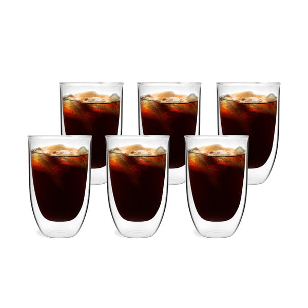 Komplekt 6 kahekordse seinaga klaasi NATALIE, 350 ml - Vialli Design-image-4