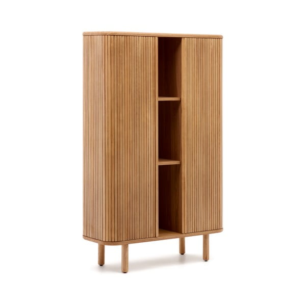 Saarepuidu spoonist lükandustega kapp 110x160x40 cm Mailen - Kave Home-image-2