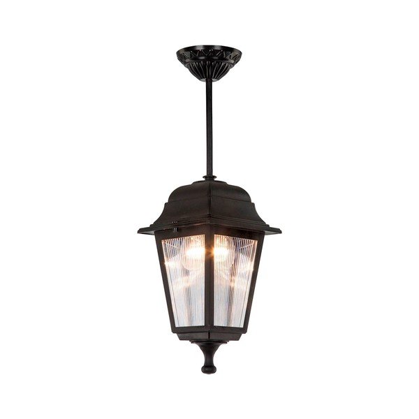 Černé závěsné venkovní svítidlo Homemania Decor Solange-image-2