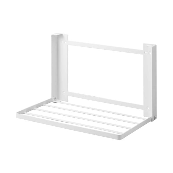 Matt valge seinale kinnitatav terasest vannitoariiul Tower - YAMAZAKI