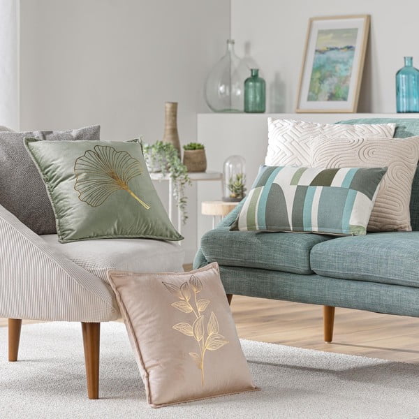 Sametist padjapüür 45x45 cm Oxalis - douceur d'intérieur-image-3