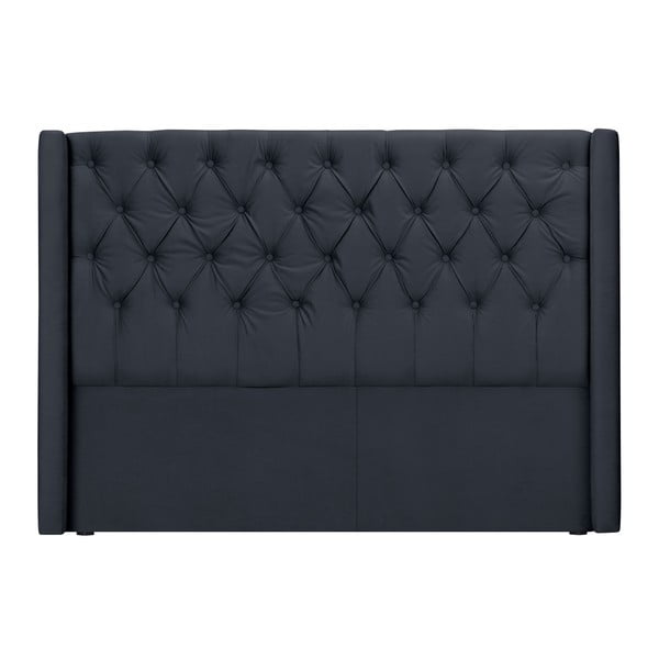 Ocelově šedé čelo postele Windsor & Co Sofas Queen, 176 x 120 cm-image-1