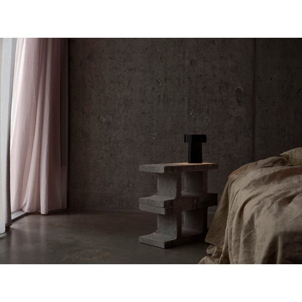 Must plastikust LED-laualamp (kõrgus 18 cm) Oblong - Zone-image-1