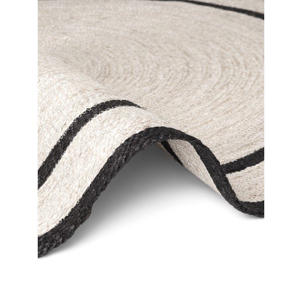 Käsitsi kootud džuudist ümmargune vaip heledas naturaalses värvitoonis ø 150 cm Lina - Hanse Home-image-4