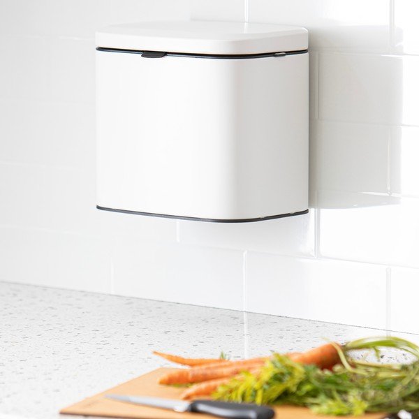 Valge komposteeritav jäätmekonteiner 4 l Essentials - Ladelle-image-1