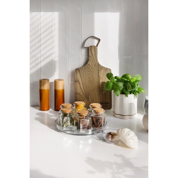 Pöörlev plastikust maitseainete organisaator ø 24 cm - Casa De Engel-image-2