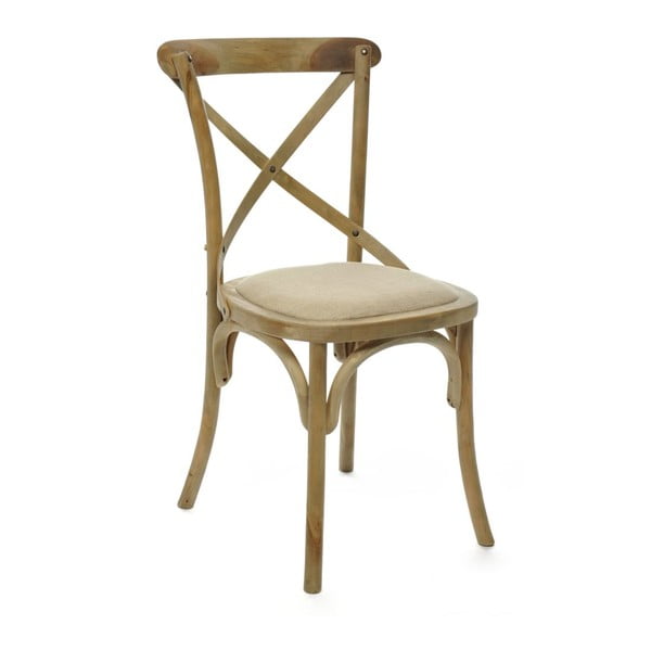 Židle Cross Beige, 45x54x88 cm