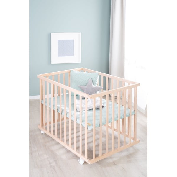 Laste reguleeritava kõrgusega/ratastega mänguaedik 75x100 cm Style - Roba-image-1