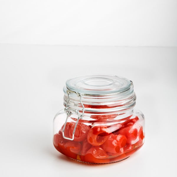 Sklenice Glass Jar Lid, 500 ml