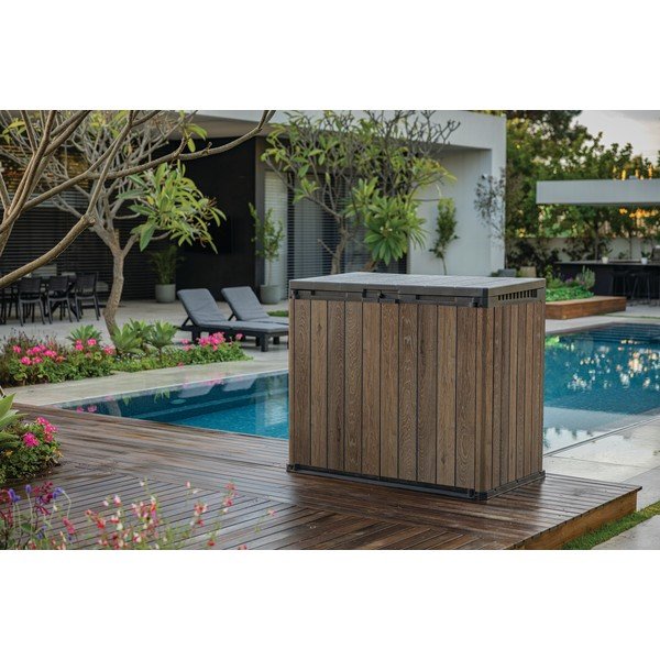 Tumepruun plastist aia hoiukast Deco - Keter-image-3