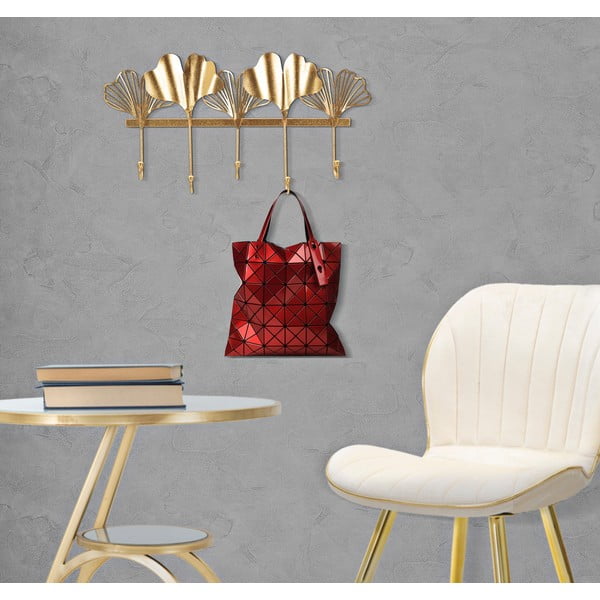 Kuldset värvi metallist seinakinnitus Leaves - Mauro Ferretti-image-1