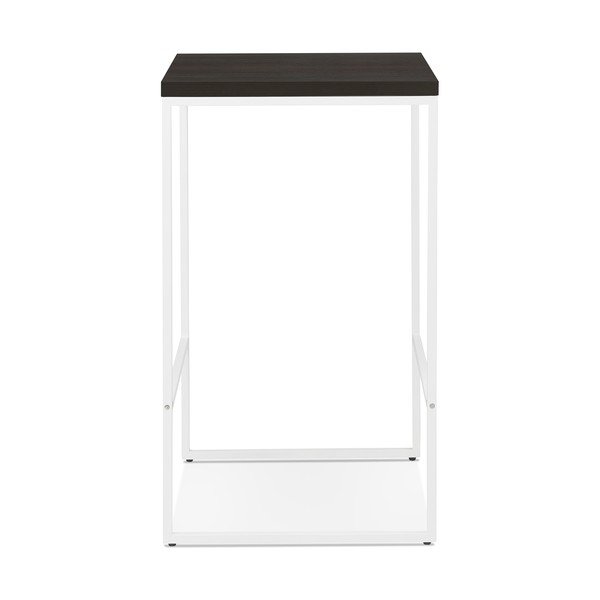 Must baarilaud valgete jalgadega , kõrgus 105 cm Tikafe - Kokoon-image-2