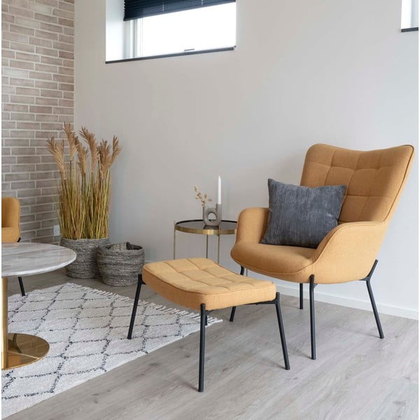 Ümmargune kuldne kohvilaud ø 48 cm Venezia - House Nordic-image-4