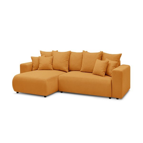Sinepikollane corduroy diivanvoodi Envy - Bobochic Paris-image-4