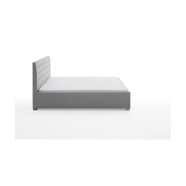 Hall polsterdatud kaheinimesevoodi 180x200 cm Malia - Meise Möbel-image-3