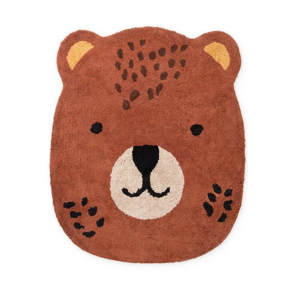 Pruun pestav/käsitsi kootud puuvillane lastevaip 120x149 cm Snuggle Berry - Hanse Home